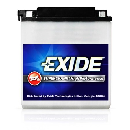 Exide Powersport Battery, AGM, Lead Acid, 12 V Battery, 14 Ah EPX14AHL-FA